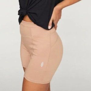 Free People Odessa Shorts Ice Coffee NWT Size Small